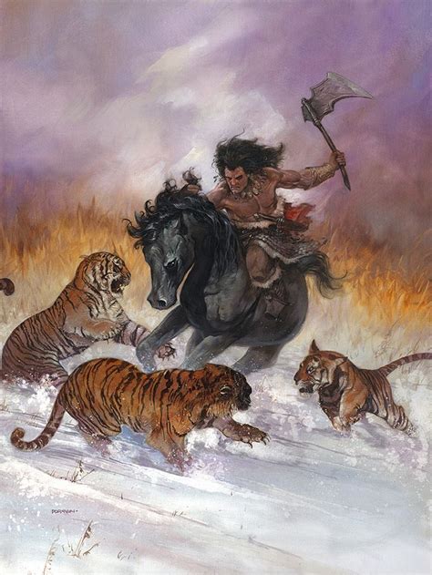 Dave Dorman Paints Frank Frazetta Tribute In This Step By Step Post