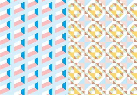 Pastel Square Geometric Pattern Download Free Vector Art Stock