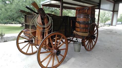 Texas Wagon Works Sales Department Wagon Chuck Wagon Horse Drawn Wagon
