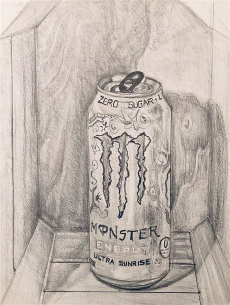 Drawing Of Monster Energy Drink Can J Eneas Art Drawings