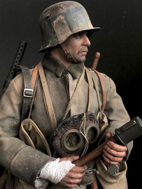 Ww1 German Stormtrooper 16th Scale By Ransome Chua Military Action
