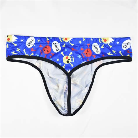 Skull Temptation Sexy Men Thong Underwear Gay Sexy Underwear Sissy Exposed Pp Big Penis Pouch
