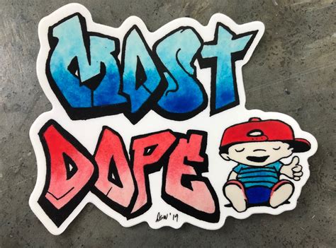 Mac Miller Most Dope Sticker Pack 6 Vinyl Stickerscar Etsy