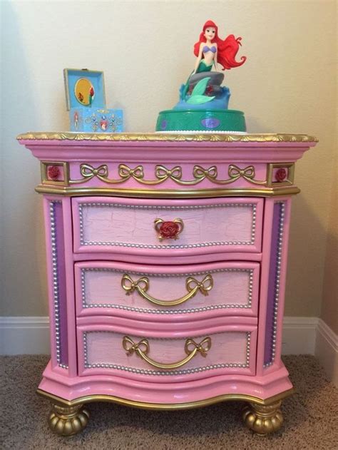 So, in the way of furniture for a disney princess themed bedroom, you cannot forget a spacious wardrobe and an ample dressing table with a nice sized mirror. Disney Princess Furniture Redo | Princess furniture ...