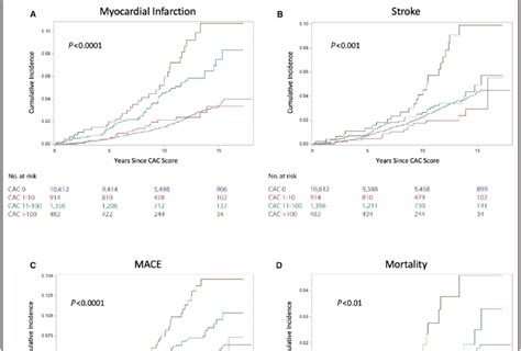 Cumulative Incidence Of Myocardial Infarction Stroke Major Adverse