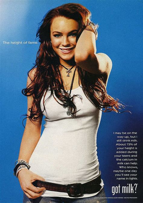 In The Early 2000s Lindsay Lohan Starred In One Of The Ads Wearing The Most 90s Tastic Got