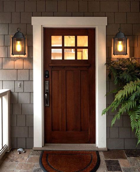 Oct 04, 2019 · if the idea of breaking out the paintbrush has you in a panic, you can easily change the look of your front door without a trip down the paint aisle. 21 Beautiful Front Door Ideas to Make Great First ...