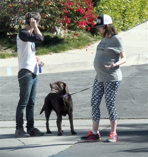 Anne Hathaway Street Style Walking Her Dog In Los Angeles February