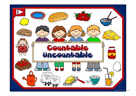 Countable And Uncountable Nouns English Esl Powerpoints For Distance
