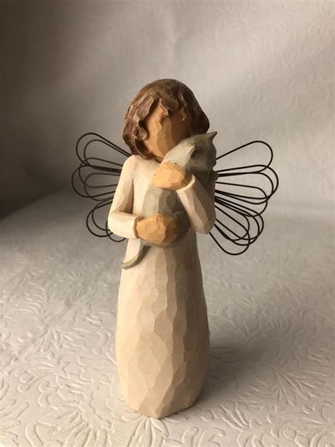 2003 Willow Tree Angel Figurine With Affection By Susan Lordi Etsy Willow Tree Angels