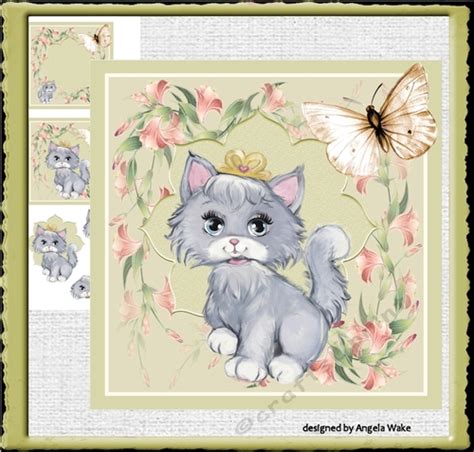 Princess Daisy Kitten CUP853428 8 Craftsuprint