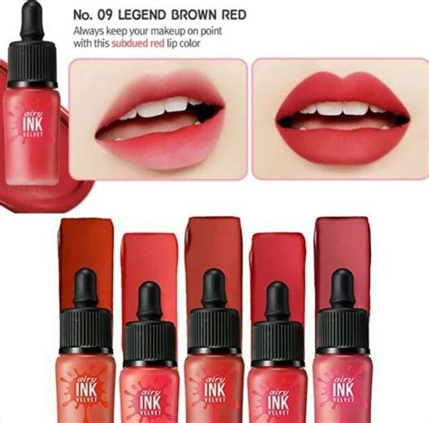 Buy Peripera Ink The Airy Velvet Lip Tint 09 Legend Brown Red At Mighty Ape Nz