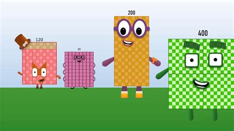 Fanmade Numberblock 120 And Numberblock 80 Are Counting To 400 Youtube