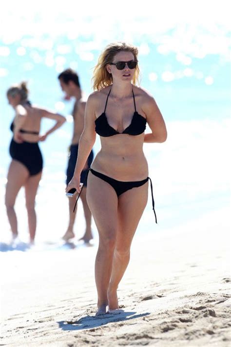 ALICE EVE In Bikini On The Beach In Miami HawtCelebs