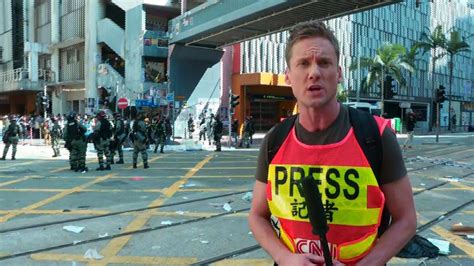 cnn reporter this is the tense calm after protester shot in hong kong cnn video