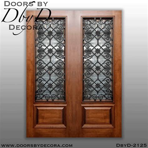 Custom French Country Wrought Iron Double Doors Doors By Decora