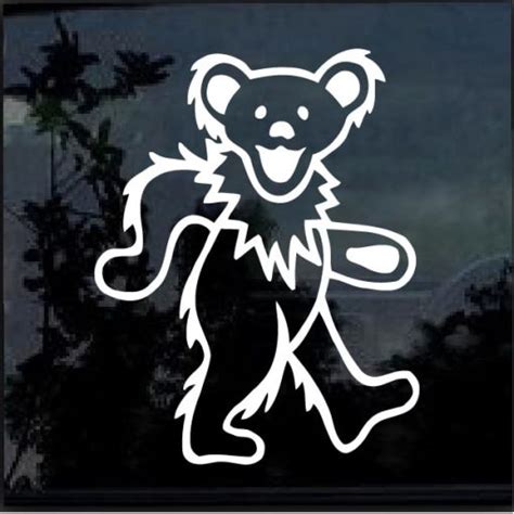 Grateful Dead Dancing Bear Band Decal Stickers Custom Made In The