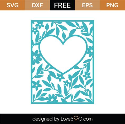Wedding Card SVG Cut File - Lovesvg.com