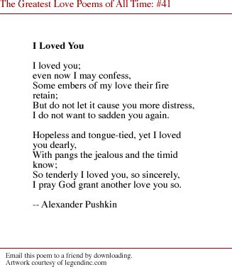 Legendinc.com's Greatest Love Poems Of All Time