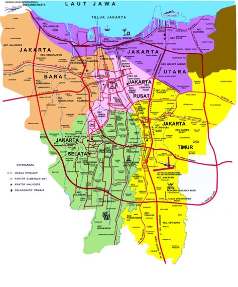 Jakarta Metro Map  http//travelsfinders.com/jakartametromap.html