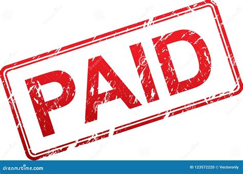 Paid Stamp Royalty Free Stock Image 29779672