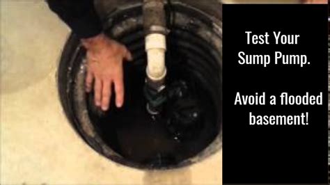 Testing Your Sump Pump Youtube