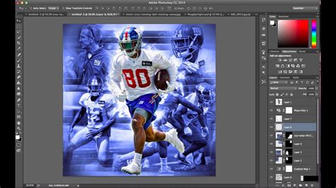 How To Make A Dope Complex Sports Edit On Photoshop Victor Cruz Youtube