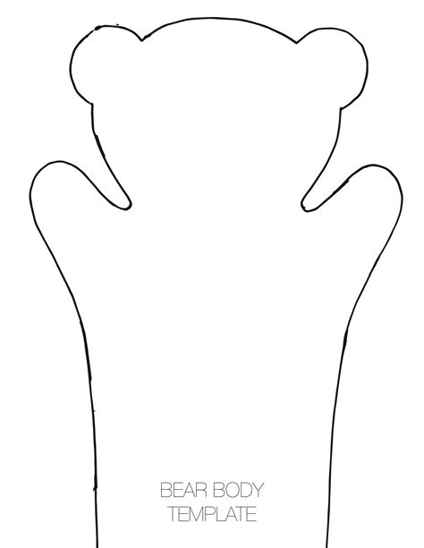 Outline Hand Puppet Template Printable Printable Templates