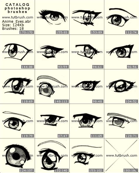 Anime Eye Brushes Photoshop Creating An Anime Eye Step By Step Using