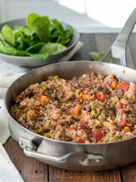 Italian Beef And Rice Skillet I Wash You Dry