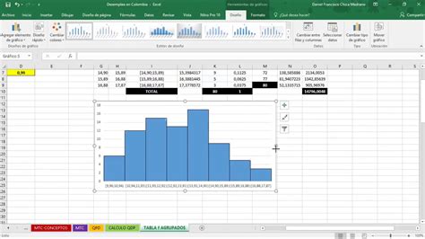 Tabla De Frecuencia En Excel Datos Agrupados Youtube