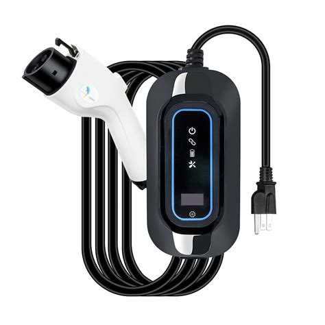 Buy Level 2 Ev Charger Cable 240v 16a 23ft Portable Evse Home