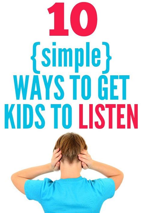 Parents often wonder how to discipline their autistic children. 10 Ways to Get Kids to Listen | My children, Mom and Autism