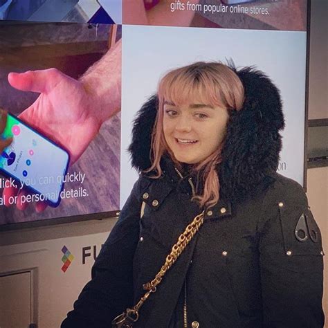 Really Nice To Have Gameofthrones Star Maisiewilliams In The