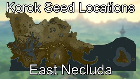 Israbi Zelda Korok Seed Map
