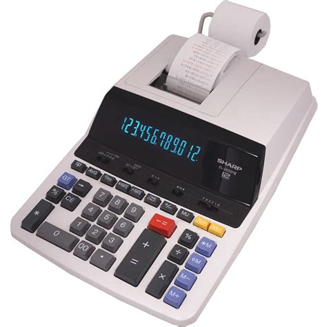 Sharp 12 Digit Commercial Printing Calculator Madill The Office Company