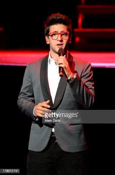 Italian Operatic Pop Singer Piero Barone Of Il Volo Performs At News