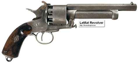 Lemat Revolver Pistol Civil War Lemat Revolver Shotgun Gun