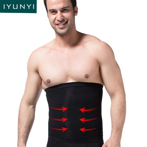Buy Iyunyi Mens Compression Body Shaper Belly Belt