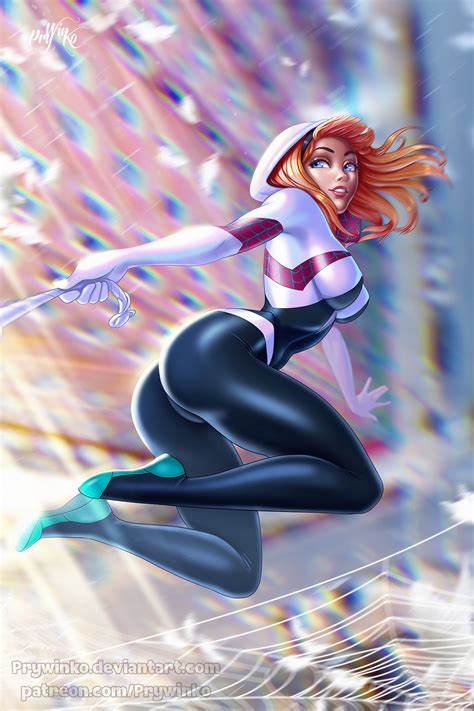 prywinko art spider gwen