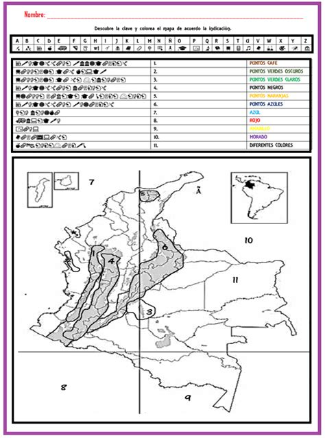 Fichas De Primaria Ficha Del Relieve De Colombia 2160 The Best Porn