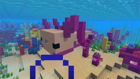 Cute Axolotl House Minecraft Map