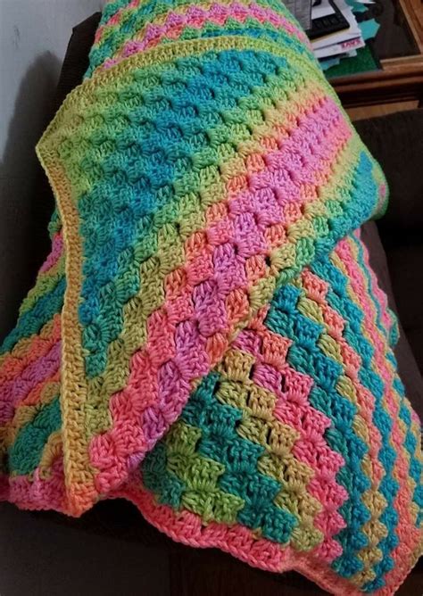 Pin By Cheryl Rogers On Colorful Afghans Blanket Crochet Blanket