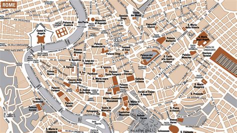 Cartina Delle Strade Di Roma