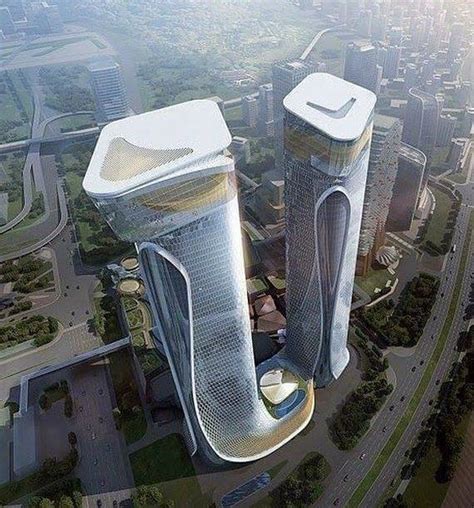 Aedas Unveils Dragon Inspired Enlace Arquitectura