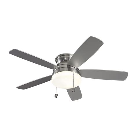 This ceiling fan has an energy star certification. Monte Carlo Traverse 52 in. Indoor Brushed Steel Ceiling ...