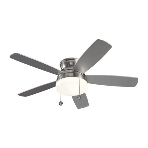 Here's a monte carlo 52 flushmount celing fan, aledo model that we got from lowe's. Monte Carlo Traverse 52 in. Indoor Brushed Steel Ceiling ...