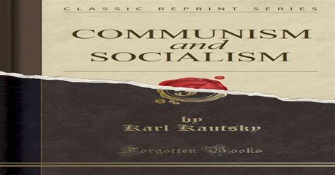 Karl Kautsky Communism And Socialismcommunism And Socialism Karl