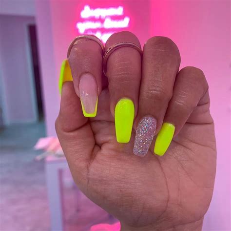 Top 10 Neon Acrylic Nails Ideas And Inspiration