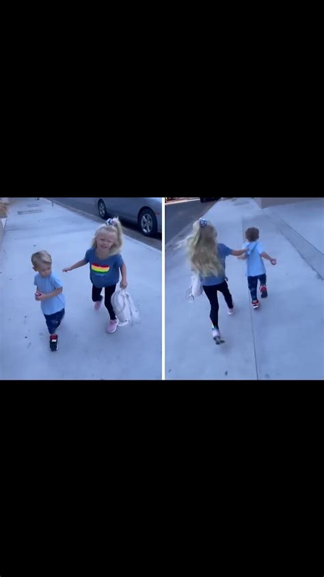 Clingy Big Sister Demands To Hold Her Brother S Hand